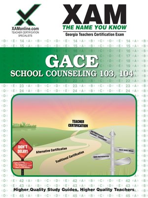 cover image of GACE School Counseling 103, 104